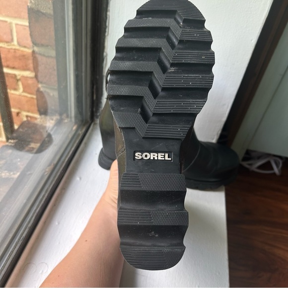 Sorel Joan of Arctic Wedge III Chelsea Bootie Women Size 9 Black - Picture 5 of 10